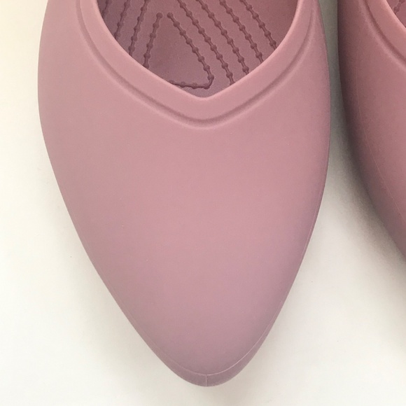 CROCS Brooklyn Pointed Toe Flat Cassis Slip On Ballet Flat Women’s Size 11 - Picture 8 of 16